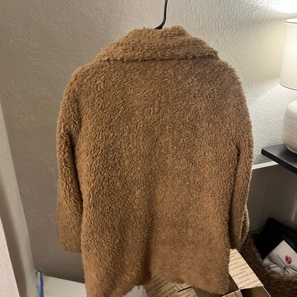 Everly Warm Brown Teddy Jacket - image 6